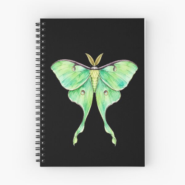 Item preview, Minimal Luna Moth Watercolor | Hand Drawn Nature Illustration designed and sold by ColorSplash123.