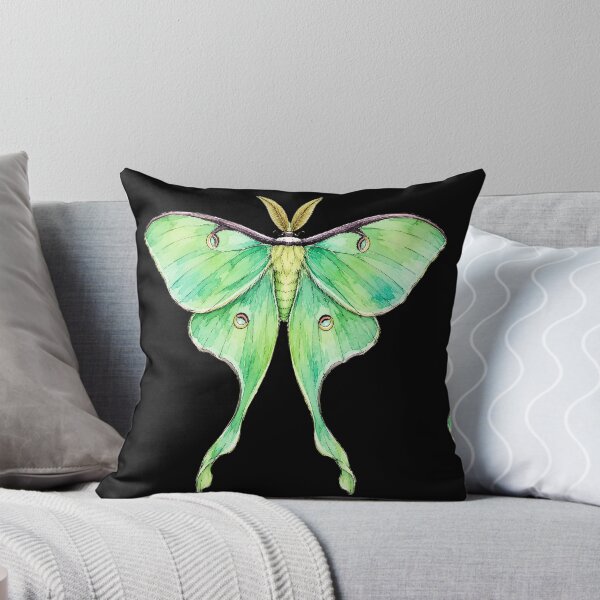 Item preview, Minimal Luna Moth Watercolor | Hand Drawn Nature Illustration designed and sold by ColorSplash123.