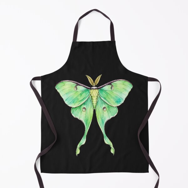 Item preview, Minimal Luna Moth Watercolor | Hand Drawn Nature Illustration designed and sold by ColorSplash123.