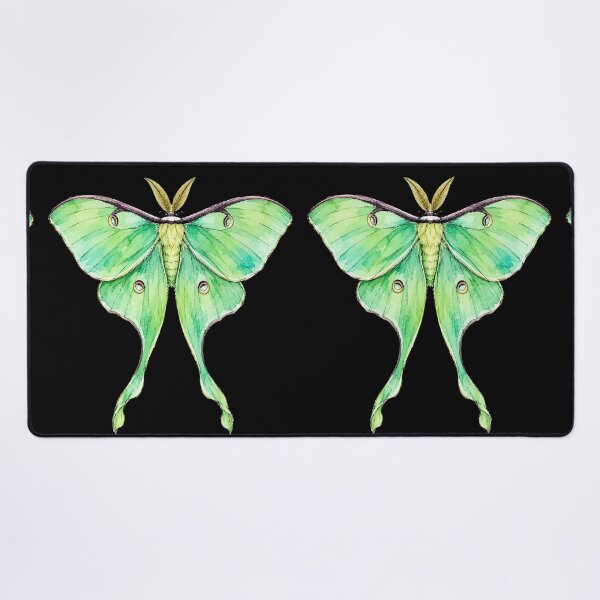 Item preview, Minimal Luna Moth Watercolor | Hand Drawn Nature Illustration designed and sold by ColorSplash123.