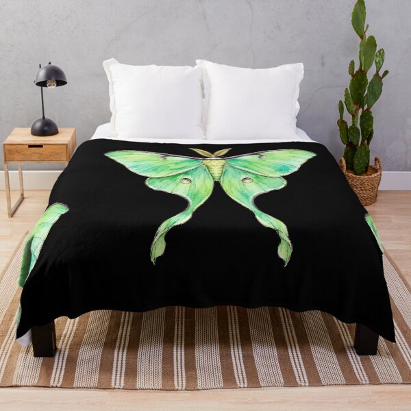 Item preview, Minimal Luna Moth Watercolor | Hand Drawn Nature Illustration designed and sold by ColorSplash123.