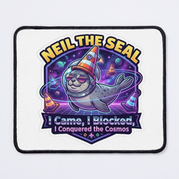 Item preview, I Came, I Blocked, I Conquered – Neil the Seal designed and sold by Sloyar.