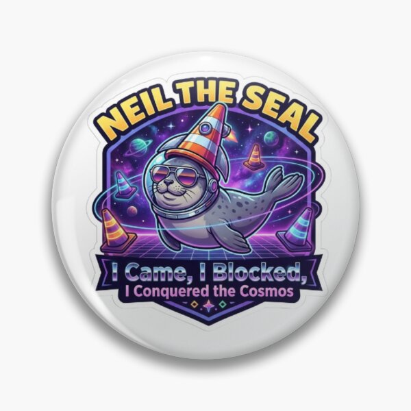 Item preview, I Came, I Blocked, I Conquered – Neil the Seal designed and sold by Sloyar.