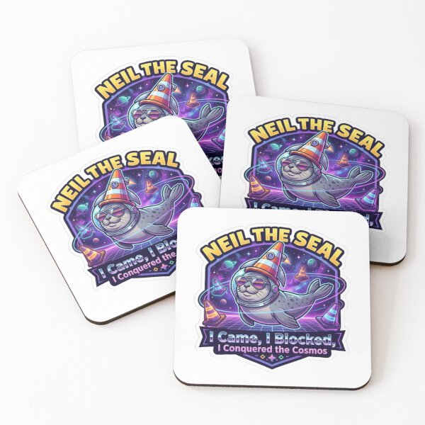 Item preview, I Came, I Blocked, I Conquered – Neil the Seal designed and sold by Sloyar.
