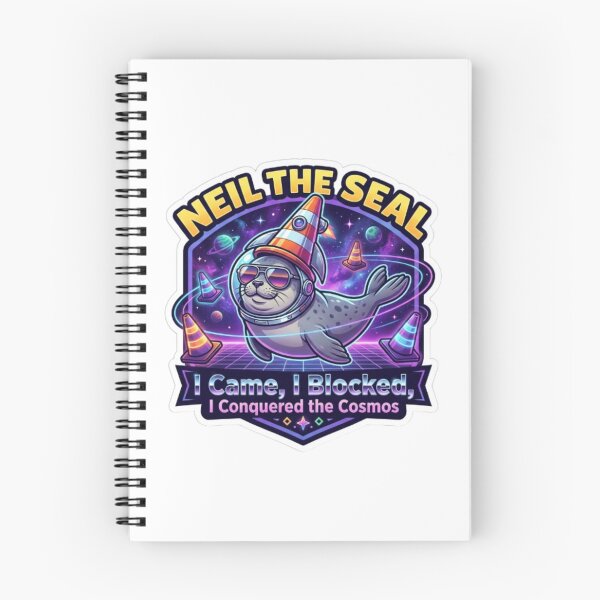 Item preview, I Came, I Blocked, I Conquered – Neil the Seal designed and sold by Sloyar.