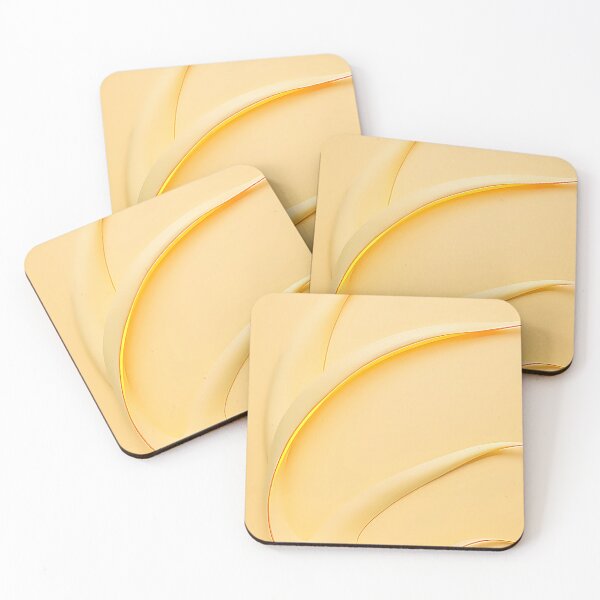 Item preview, Liquid Topaz on Banana Milk Fluid Wave Minimalism designed and sold by CuteSlothWorld.