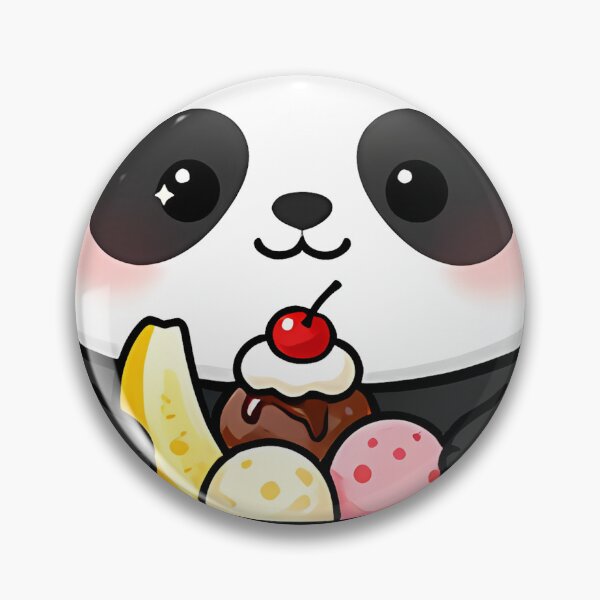 Item preview, Cute Panda with Ice Cream Sundae designed and sold by pumsquare.