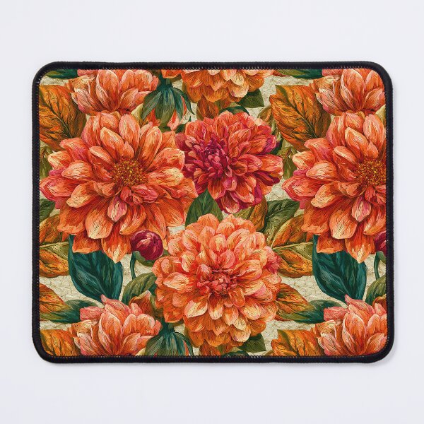 Item preview, Minimalistic Dahlias - Flower Floral Pattern - Gifts For Boyfriend designed and sold by RoyalStarsPatts.