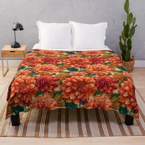Item preview, Minimalistic Dahlias - Flower Floral Pattern - Gifts For Boyfriend designed and sold by RoyalStarsPatts.
