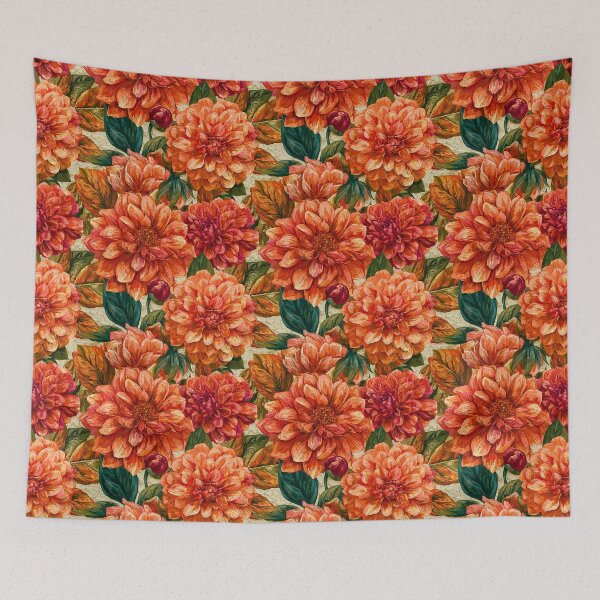Item preview, Minimalistic Dahlias - Flower Floral Pattern  - Gifts For Boyfriend designed and sold by RoyalStarsPatts.