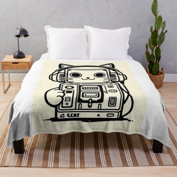 Item preview, Cat - Green Walkman Retro designed and sold by World-Pets.