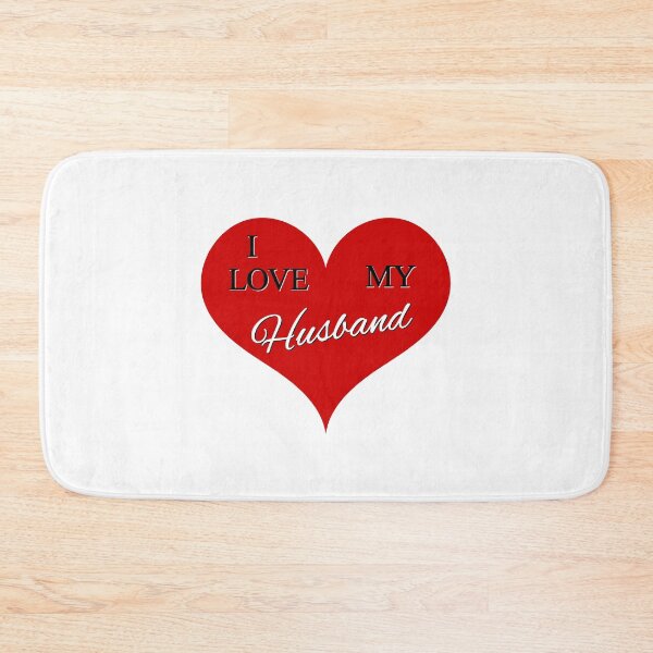 Item preview, I Love My Husband in Red Heart designed and sold by GraffiTimi.
