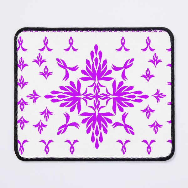Item preview, Purple Geometric Floral Ornament Pattern designed and sold by Ei-Ei.
