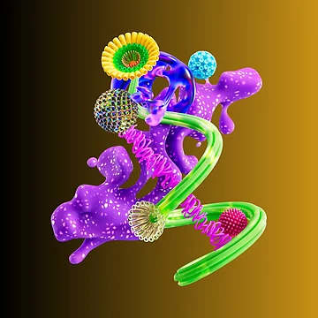 Artwork thumbnail, Science microscope ? by Smilstudioart