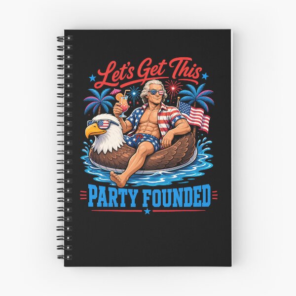 Item preview, Let's Get This Party Founded Thomas Jefferson 4th Of July Gear designed and sold by DynamicDesign.