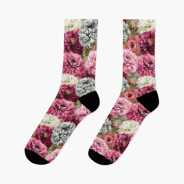 Item preview, Bold Dahlias Flower - Hawaiian Flower Pattern  - Gifts For Couples designed and sold by RoyalStarsPatts.
