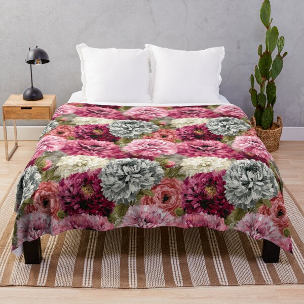 Item preview, Bold Dahlias Flower - Hawaiian Flower Pattern - Gifts For Couples designed and sold by RoyalStarsPatts.