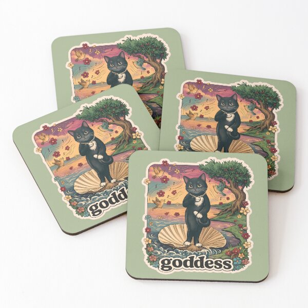 Item preview, Black Cat Goddess Cute Venus Parody designed and sold by radiogalaxy.