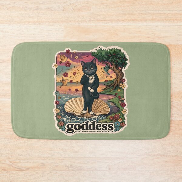 Item preview, Black Cat Goddess Cute Venus Parody designed and sold by radiogalaxy.