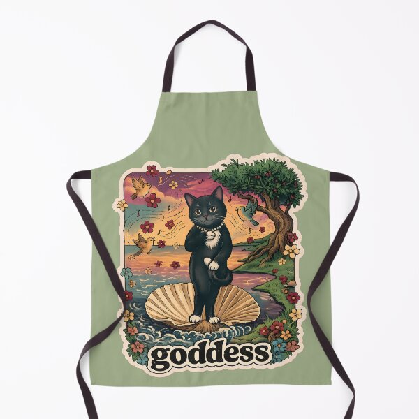 Item preview, Black Cat Goddess Cute Venus Parody designed and sold by radiogalaxy.