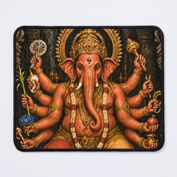 Item preview, 32 Forms of Lord Ganesha - Uddanda Ganapati – Enforcer of Dharma designed and sold by Homyar.