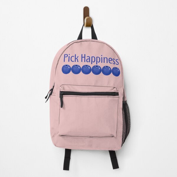 Item preview, Pick Happiness Blueberries | Cute Blueberry Typography Design designed and sold by Rush2Buy.