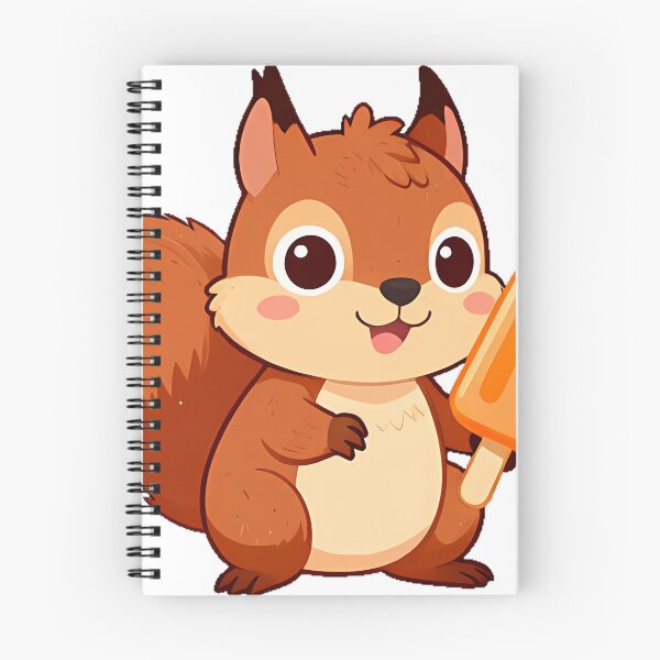 Item preview, Cute Squirrel with Popsicle designed and sold by pumsquare.