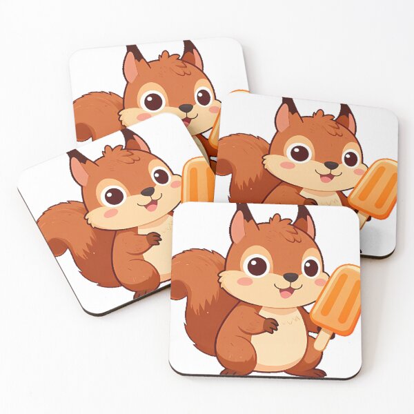 Item preview, Cute Squirrel with Popsicle designed and sold by pumsquare.