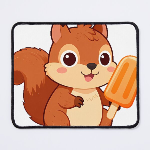 Item preview, Cute Squirrel with Popsicle designed and sold by pumsquare.