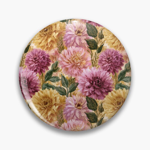 Item preview, Graceful Dahlias - Tropical Flower Pattern  - Gifts For Coworkers designed and sold by RoyalStarsPatts.