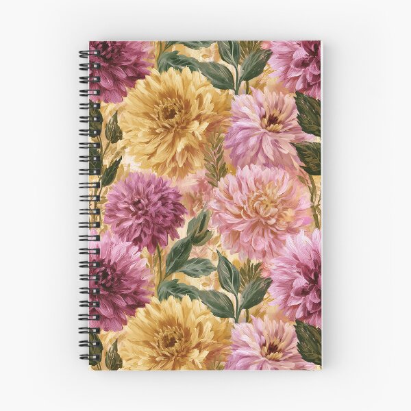 Item preview, Graceful Dahlias - Tropical Flower Pattern  - Gifts For Coworkers designed and sold by RoyalStarsPatts.