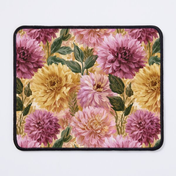Item preview, Graceful Dahlias - Tropical Flower Pattern - Gifts For Coworkers designed and sold by RoyalStarsPatts.