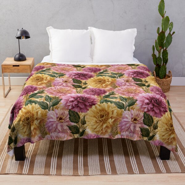 Item preview, Graceful Dahlias - Tropical Flower Pattern - Gifts For Coworkers designed and sold by RoyalStarsPatts.