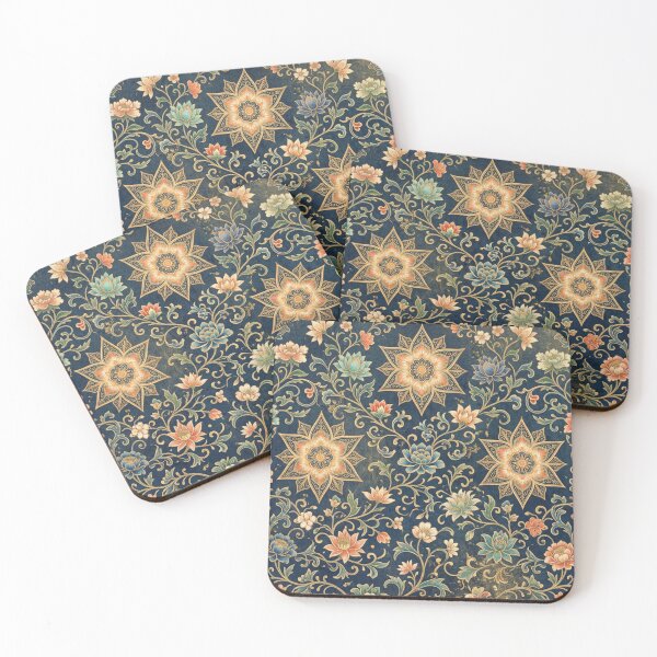 Item preview, Golden floral mandala splendor designed and sold by Sigtrix.