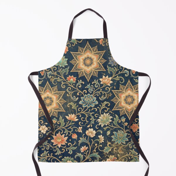 Item preview, Golden floral mandala splendor designed and sold by Sigtrix.