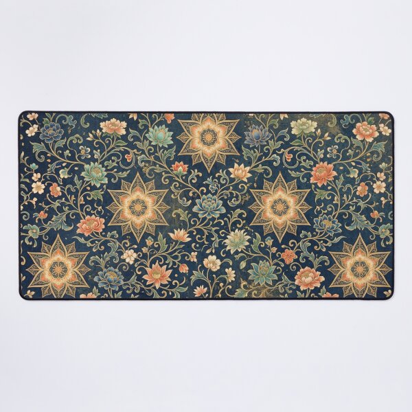 Item preview, Golden floral mandala splendor designed and sold by Sigtrix.