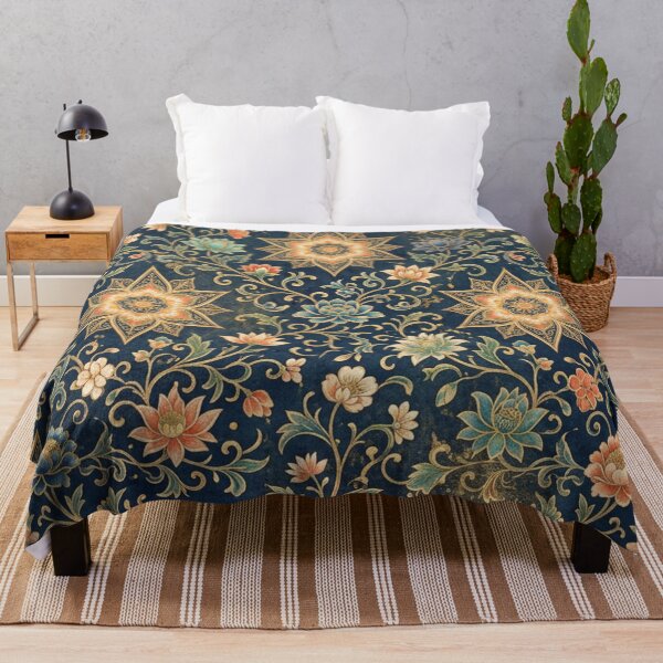 Item preview, Golden floral mandala splendor designed and sold by Sigtrix.