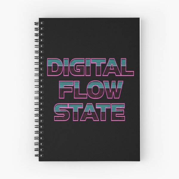Item preview, Digital Flow State Retro Neon 80s Arcade Cyberpunk Aesthetic designed and sold by Larams Studio.