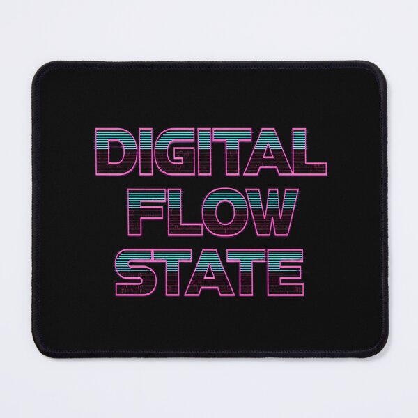 Item preview, Digital Flow State Retro Neon 80s Arcade Cyberpunk Aesthetic designed and sold by Larams Studio.