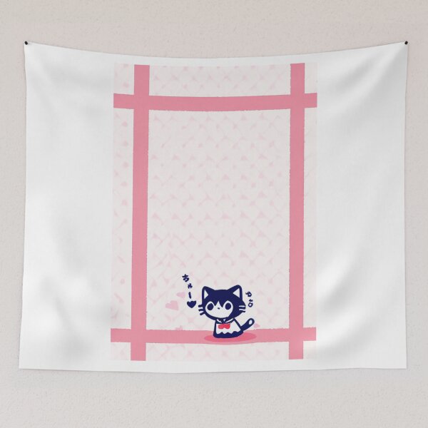 Item preview, Cat - Japanese Sailor Uniform Pink Hearts designed and sold by World-Pets.