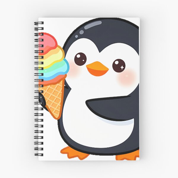 Item preview, Cute Penguin with Ice Cream Cone designed and sold by pumsquare.