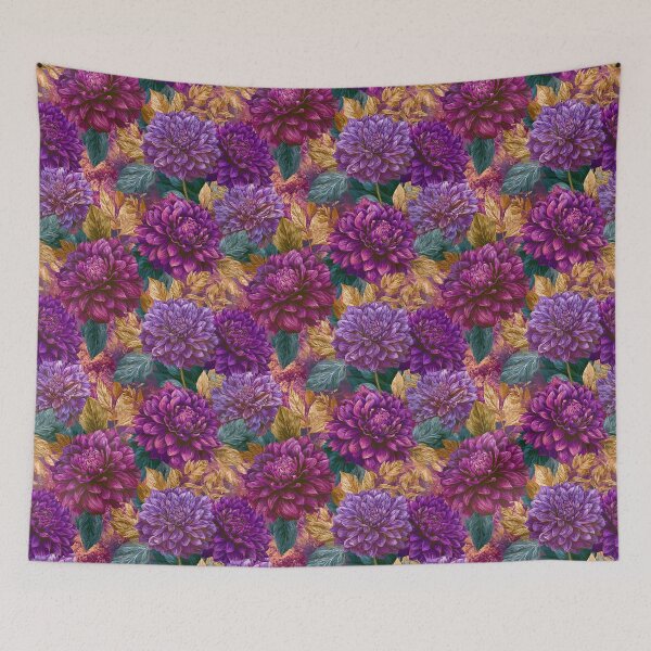 Item preview, Exotic Dahlias  - Birthday Flower Pattern  - Gifts For Dad designed and sold by RoyalStarsPatts.