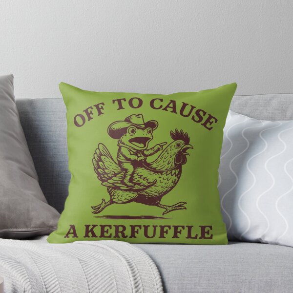 Item preview, Off to Cause A Kerfuffle Frog designed and sold by FrankIsabel.