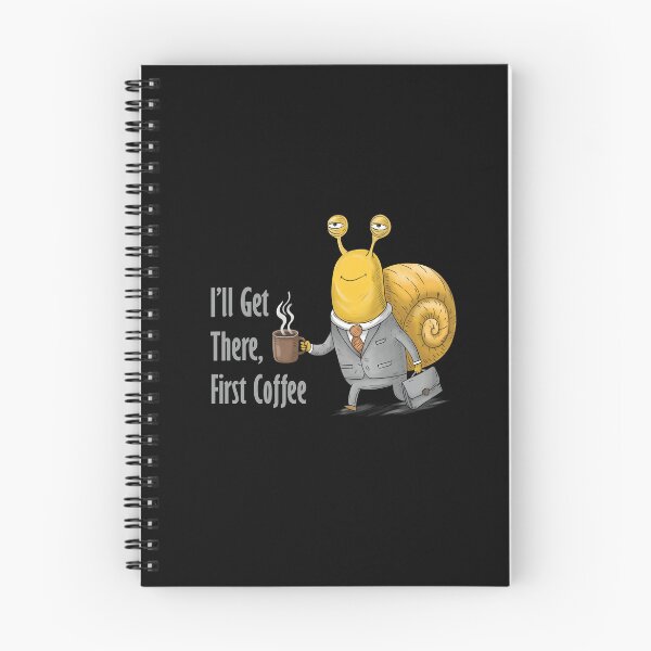 Item preview, Snail with Coffee | Slow Progress Gift designed and sold by FMproject.