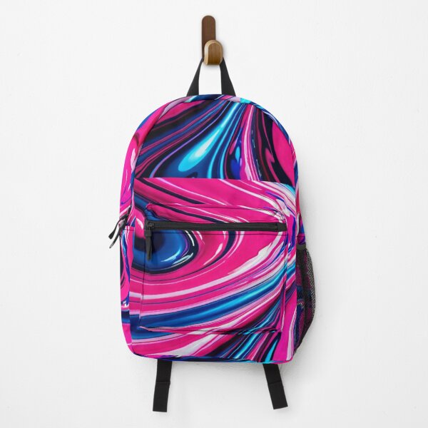 Artikelvorschau, Luxuriöse Handyhülle aus neonpinkblauem Fluid-Marmor-Kunstwerk entworfen und verkauft von CuteSlothWorld.