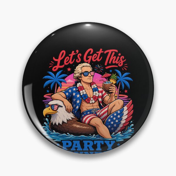 Item preview, Let's Get This Party Founded Alexander Hamilton 4th Of July Gear designed and sold by DynamicDesign.