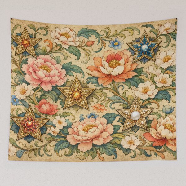 Item preview, Floral magic for fabric designed and sold by Sigtrix.
