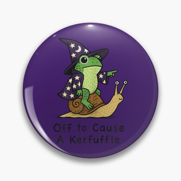 Item preview, Off to Cause A Kerfuffle Frog designed and sold by FrankIsabel.