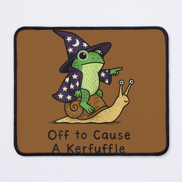 Item preview, Off to Cause A Kerfuffle Frog designed and sold by FrankIsabel.