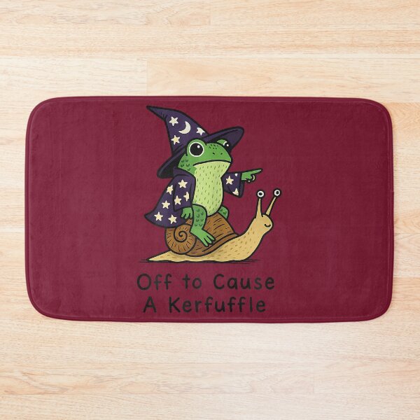 Item preview, Off to Cause A Kerfuffle Frog designed and sold by FrankIsabel.